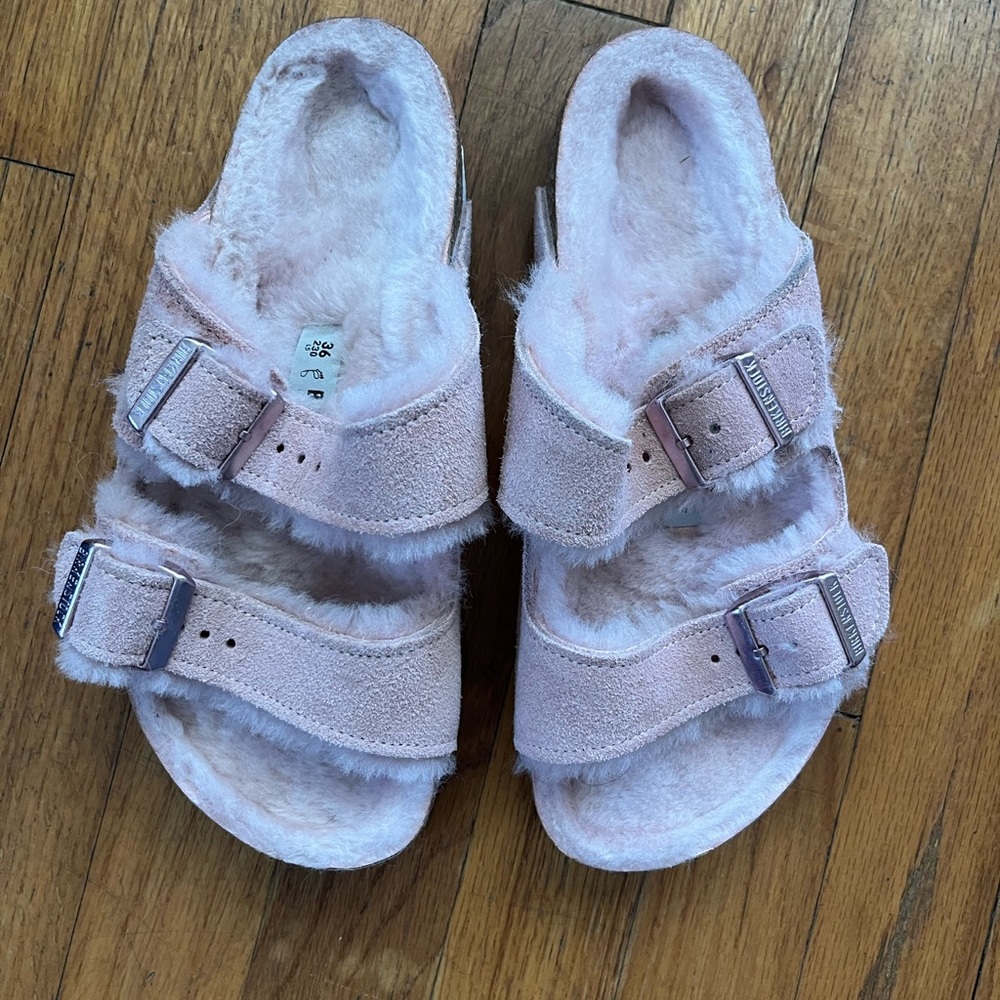 Pink Birkenstocks